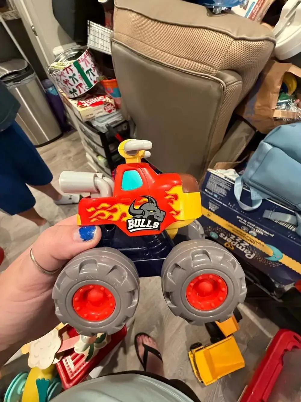 Hola Animal Monster Truck Toy Set (Bull, Leopard, and Crocodile)